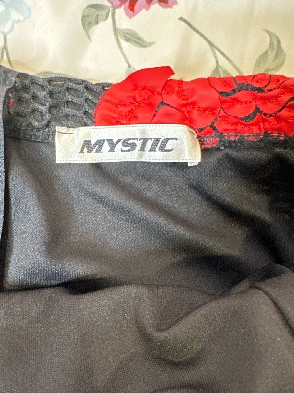 MYSTIC | Black Mesh Rose Strapless Crop | Size M/L | Great Condition - Picture 4 of 5